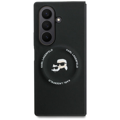 Etui Karl Lagerfeld Karl&Choupette Logo MagSafe na Samsung Galaxy Z Fold7 - czarne_1