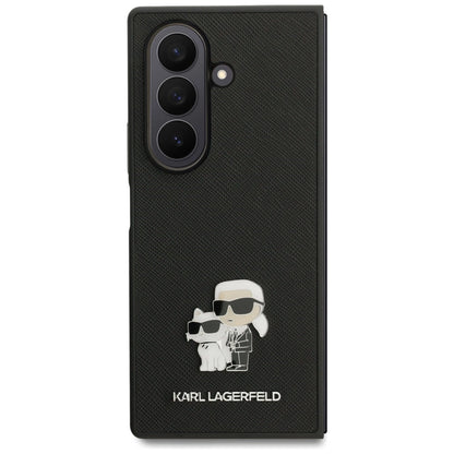 Etui Karl Lagerfeld Saffiano Karl&Choupette Pin na Samsung Galaxy Z Fold7 - czarne_1