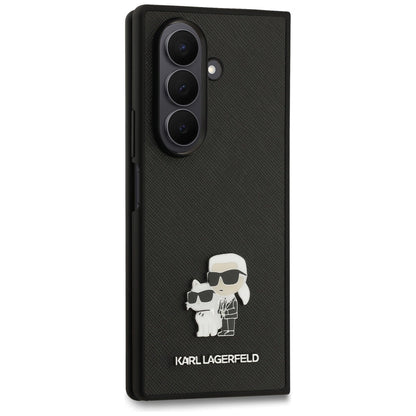 Etui Karl Lagerfeld Saffiano Karl&Choupette Pin na Samsung Galaxy Z Fold7 - czarne_4