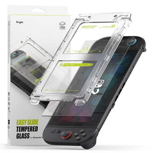 Ringke Easy Slide 2-pack Tempered Glass for Nintendo Switch 2 - Transparent_0
