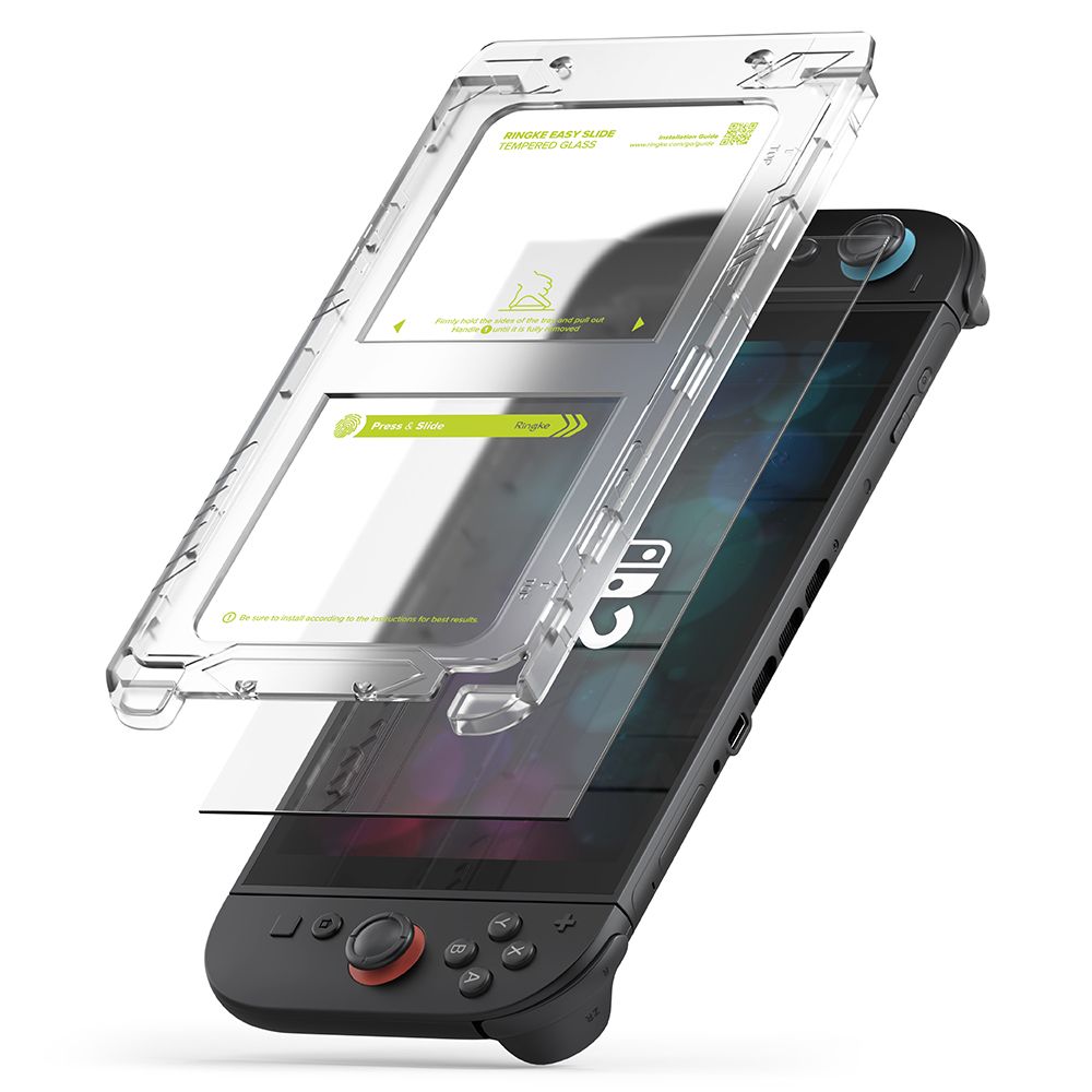 Ringke Easy Slide 2-pack Tempered Glass for Nintendo Switch 2 - Transparent_1