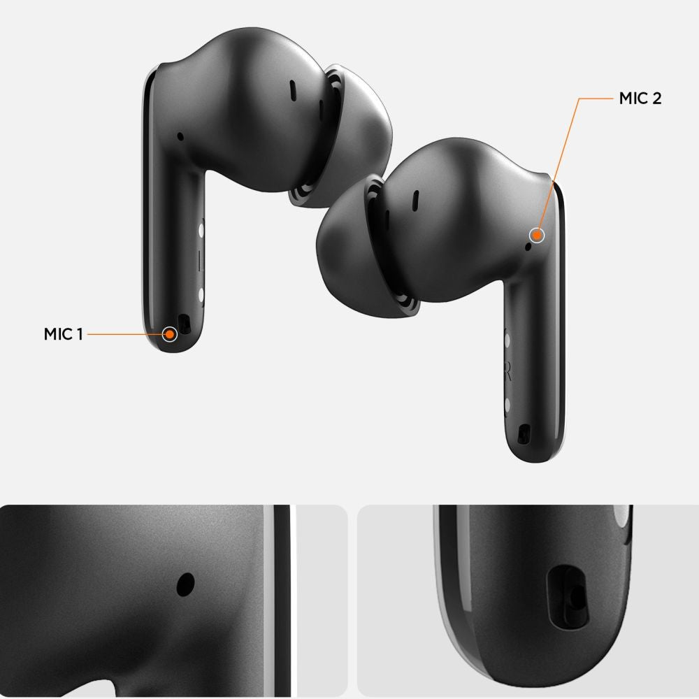 Spigen SA2400 ANC Wireless Headphones - Black_5