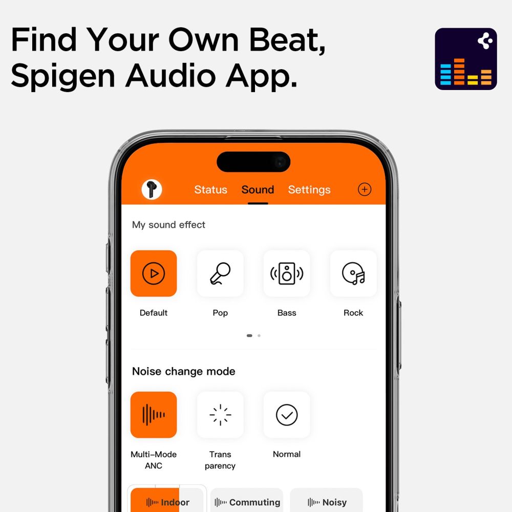 Spigen SA2400 ANC Wireless Headphones - Black_7