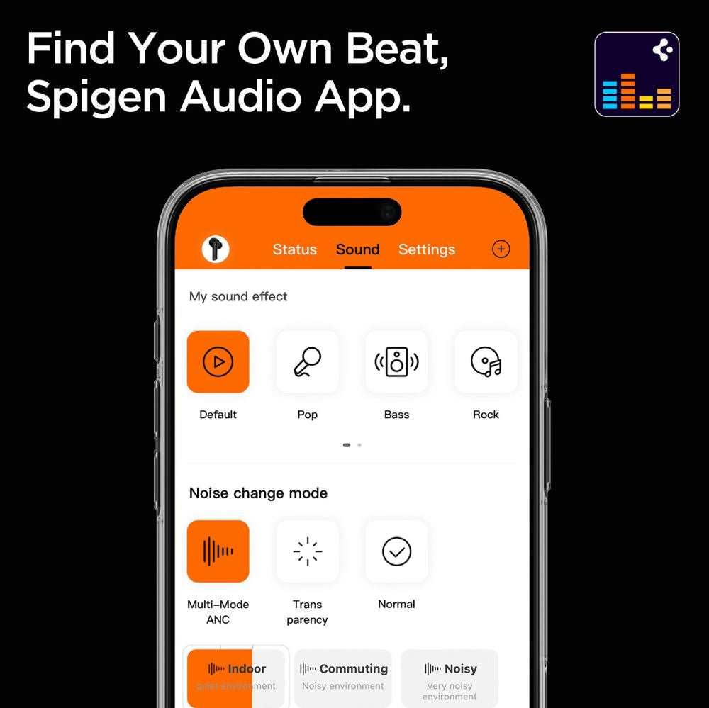 Spigen SA2403 ANC Pro Wireless Headphones - Black_8