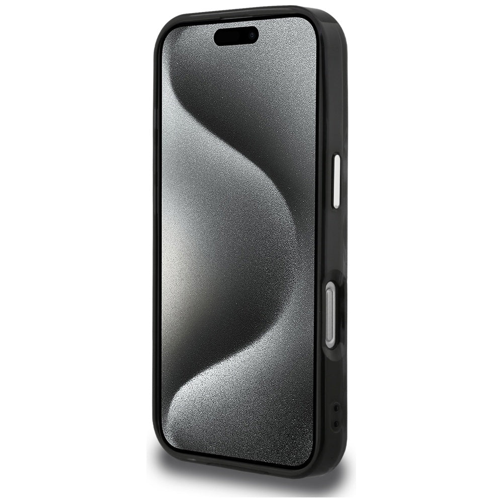 Karl Lagerfeld IML Leopard Pattern MagSafe Case for iPhone 16 Pro Max - Brown_4