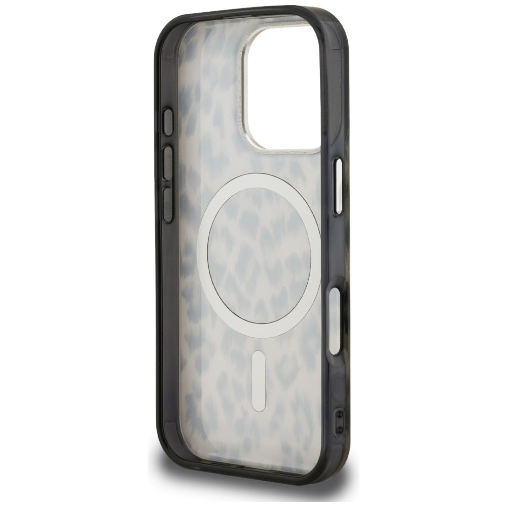 Karl Lagerfeld IML Leopard Pattern MagSafe Case for iPhone 16 Pro Max - Brown_6