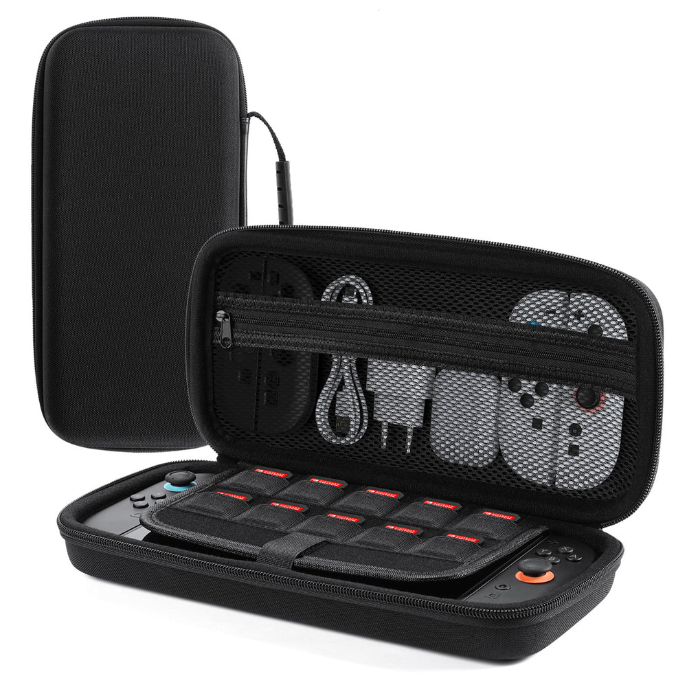 Dux Ducis Nintendo Switch 2 Case with Handle and Game Compartments - Black_0