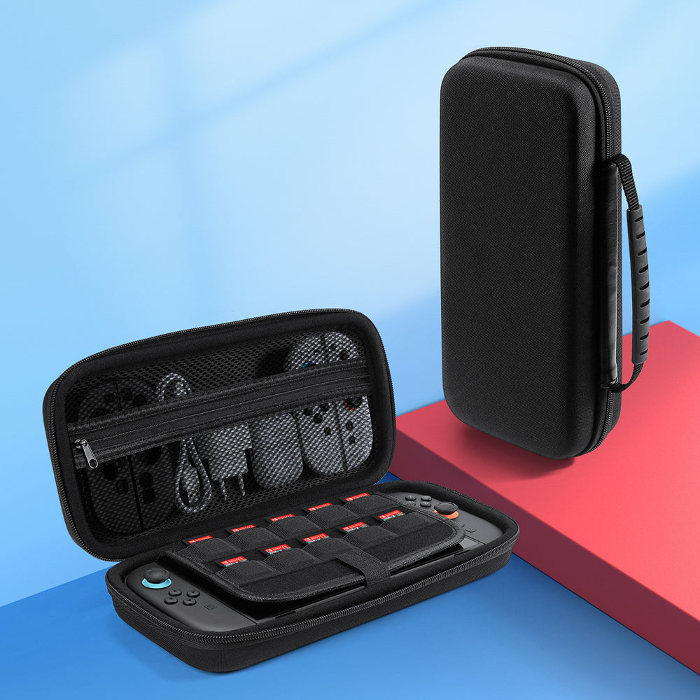 Dux Ducis Nintendo Switch 2 Case with Handle and Game Compartments - Black_3