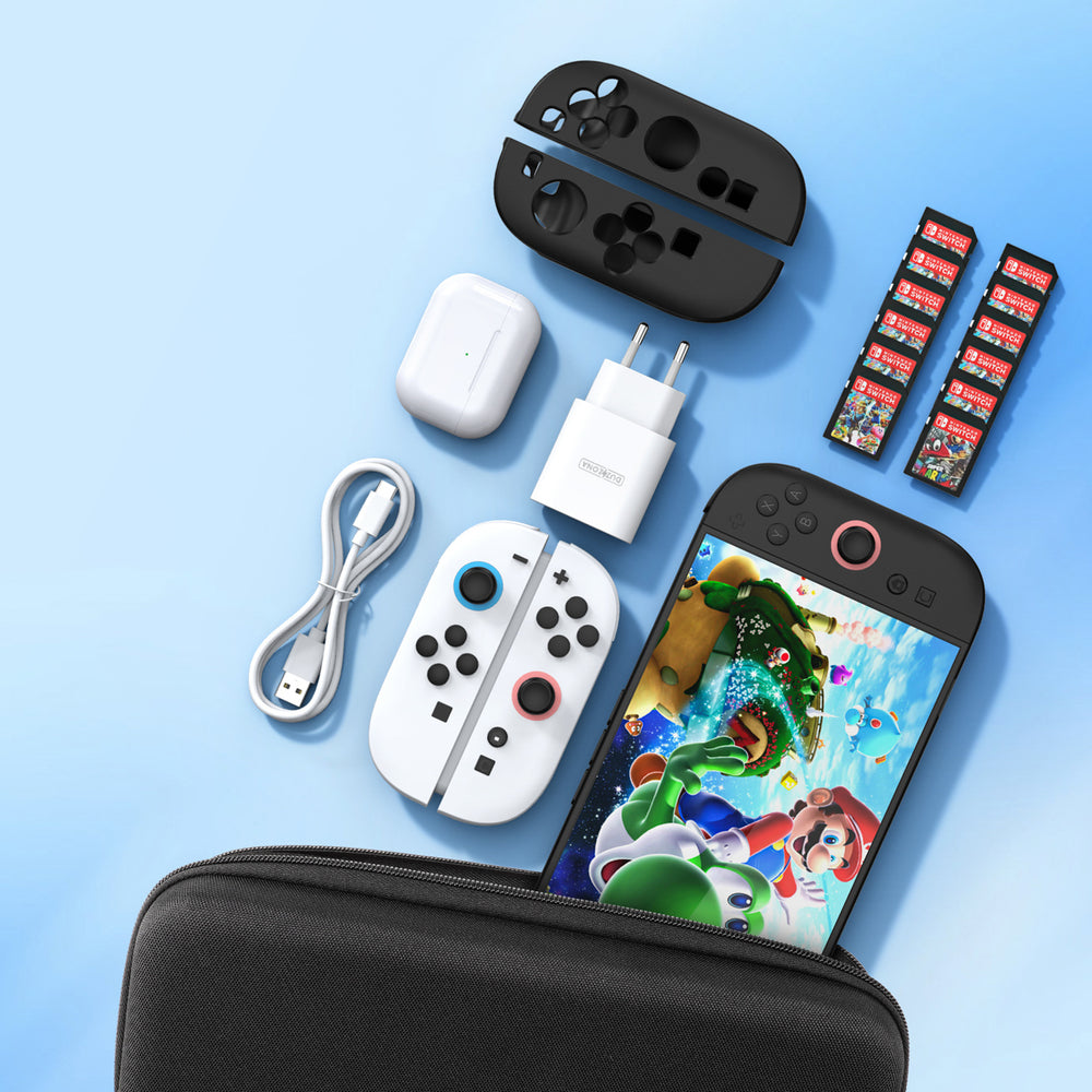 Dux Ducis Nintendo Switch 2 Case with Handle and Game Compartments - Black_6