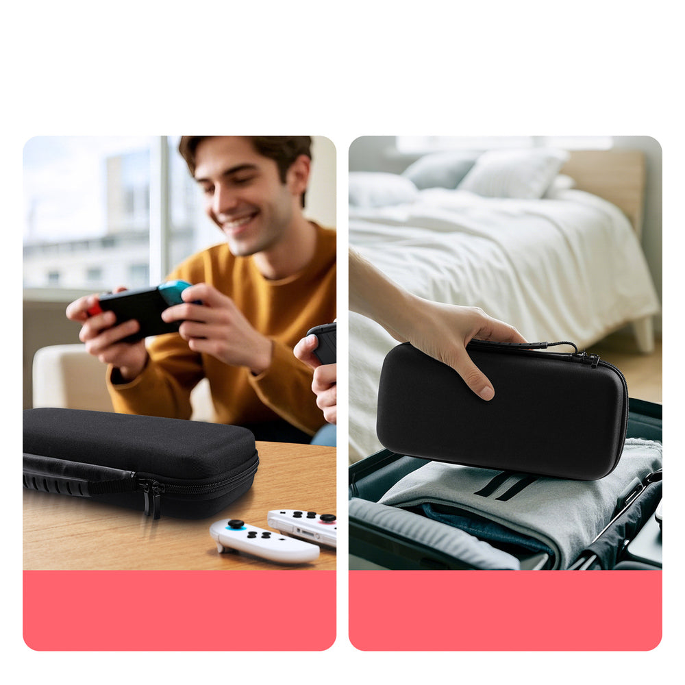 Dux Ducis Nintendo Switch 2 Case with Handle and Game Compartments - Black_8