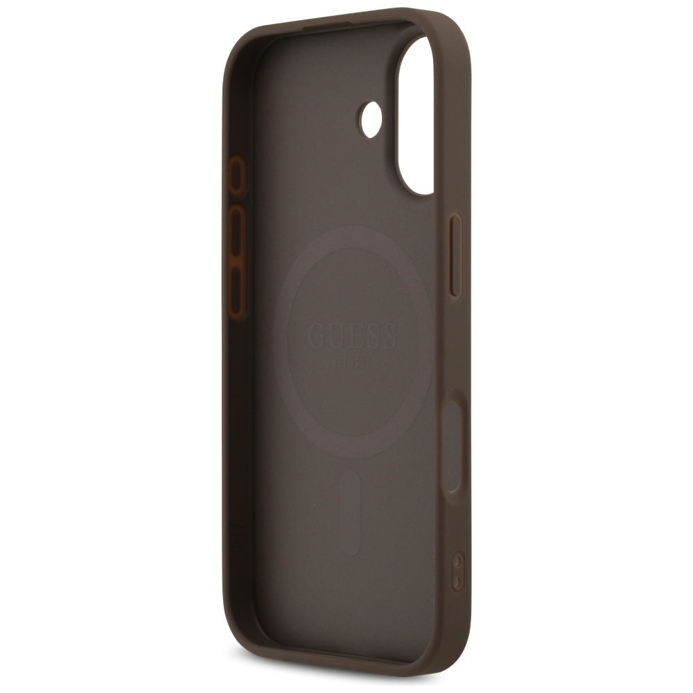 Guess 4G Printed Stripes MagSafe case for iPhone 17 - brown_6