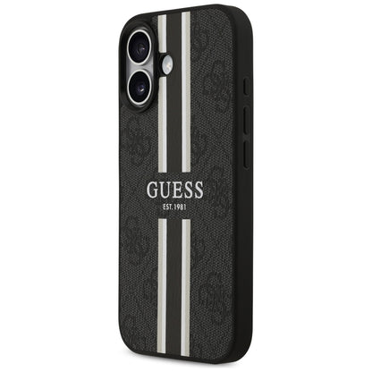 Guess 4G Printed Stripes MagSafe case for iPhone 17 - black_1