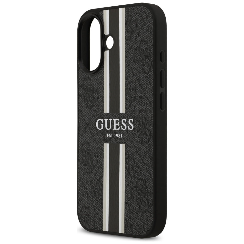 Guess 4G Printed Stripes MagSafe case for iPhone 17 - black_5