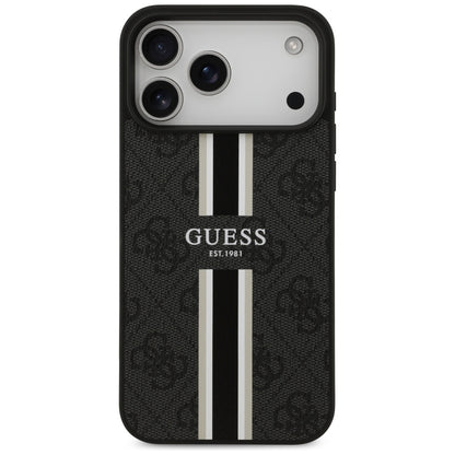 Guess 4G Printed Stripes MagSafe case for iPhone 17 Pro Max - black_2