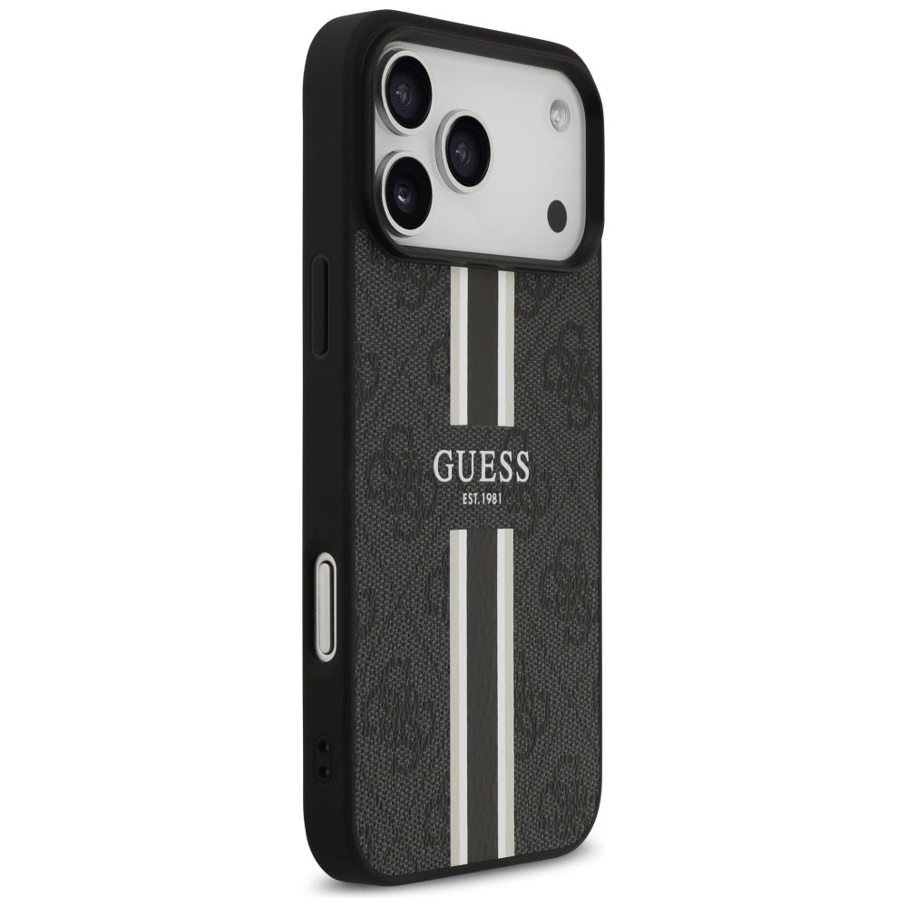 Guess 4G Printed Stripes MagSafe case for iPhone 17 Pro Max - black_3