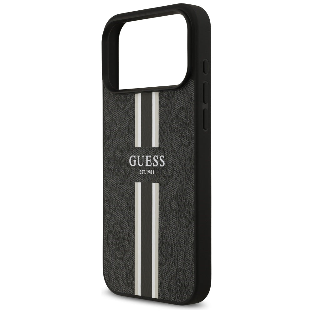 Guess 4G Printed Stripes MagSafe case for iPhone 17 Pro Max - black_5