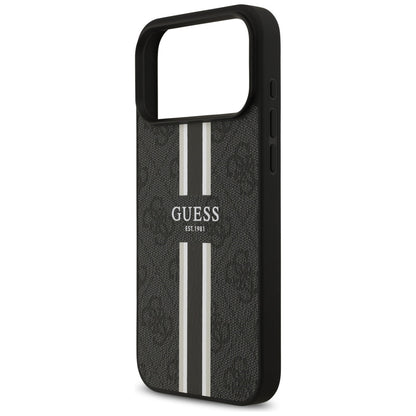 Guess 4G Printed Stripes MagSafe case for iPhone 17 Pro Max - black_5