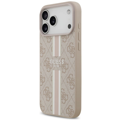 Guess 4G Printed Stripes MagSafe case for iPhone 17 Pro Max - pink_1
