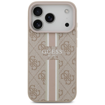 Guess 4G Printed Stripes MagSafe Case for iPhone 17 Pro - Pink_2