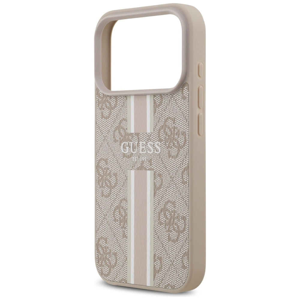 Guess 4G Printed Stripes MagSafe Case for iPhone 17 Pro - Pink_5