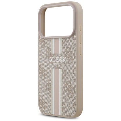 Guess 4G Printed Stripes MagSafe Case for iPhone 17 Pro - Pink_5