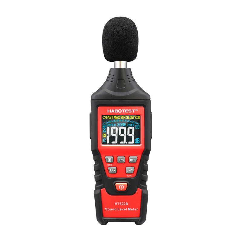Digital decibel meter Habotest HT622B USB A/C_0