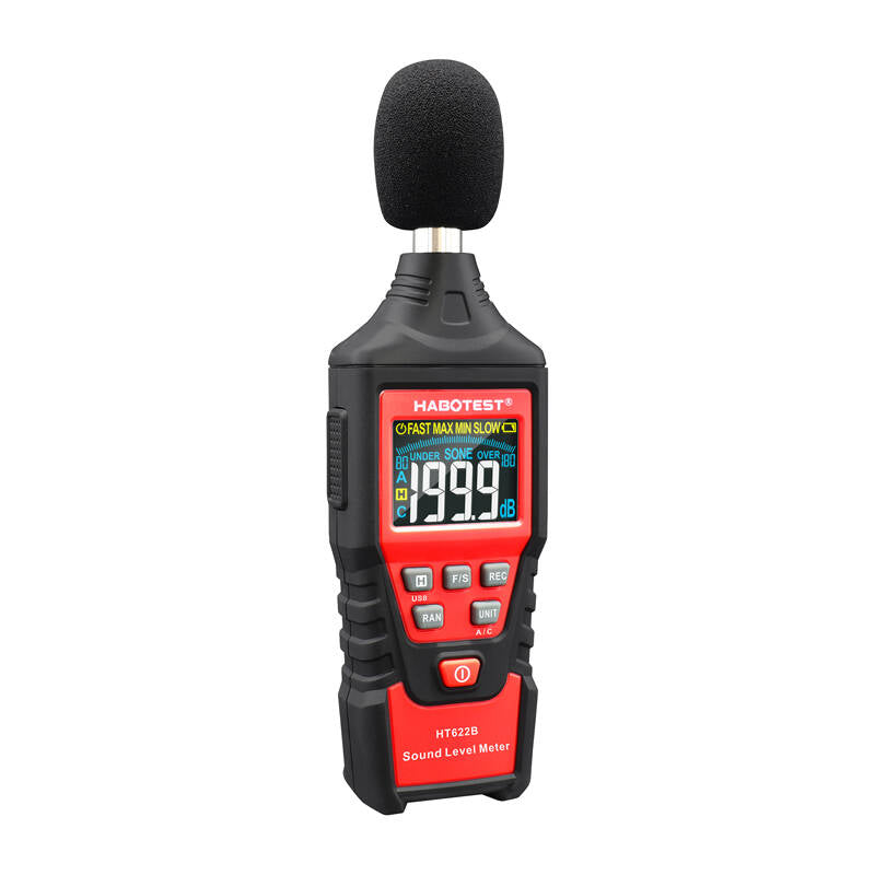 Digital decibel meter Habotest HT622B USB A/C_1