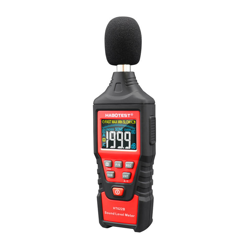 Digital decibel meter Habotest HT622B USB A/C_2