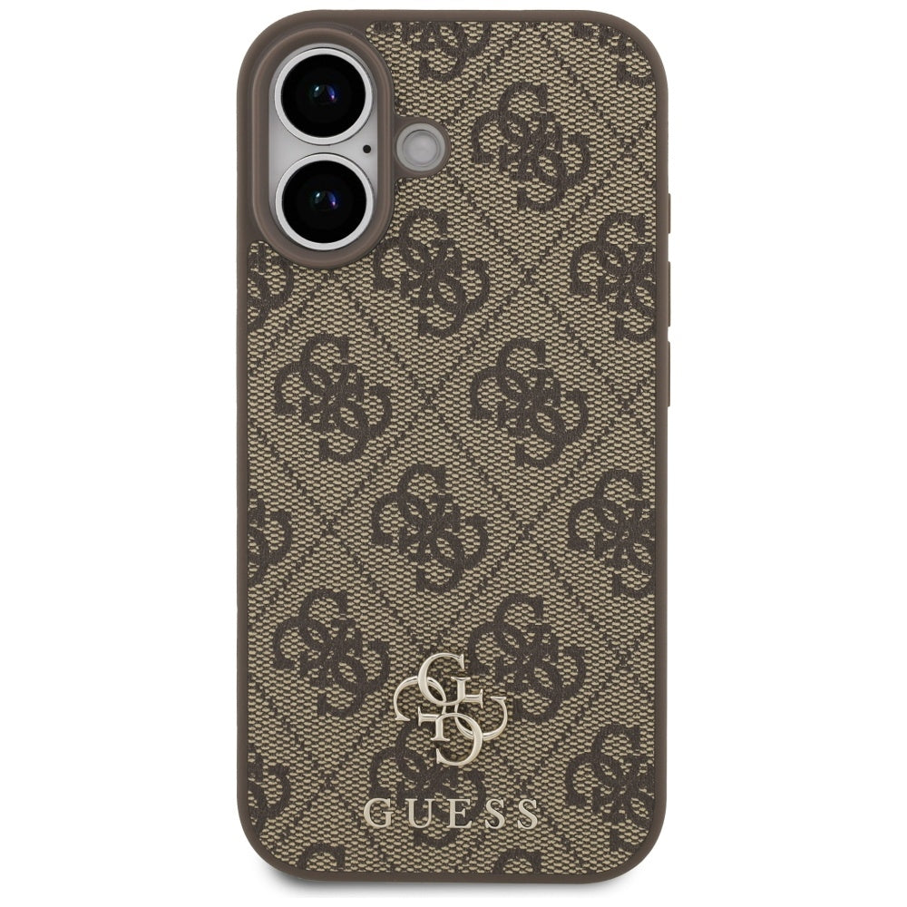 Guess 4G Small Classic Logo MagSafe Case for iPhone 17 - Brown_2
