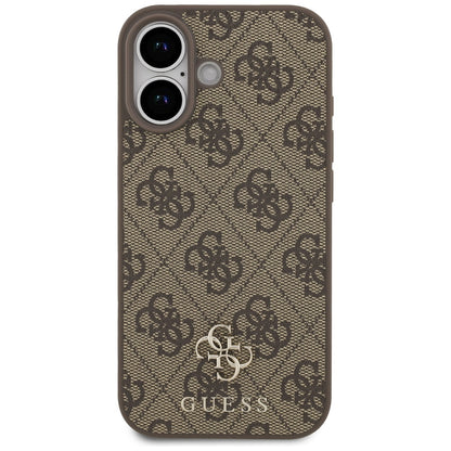 Guess 4G Small Classic Logo MagSafe Case for iPhone 17 - Brown_2