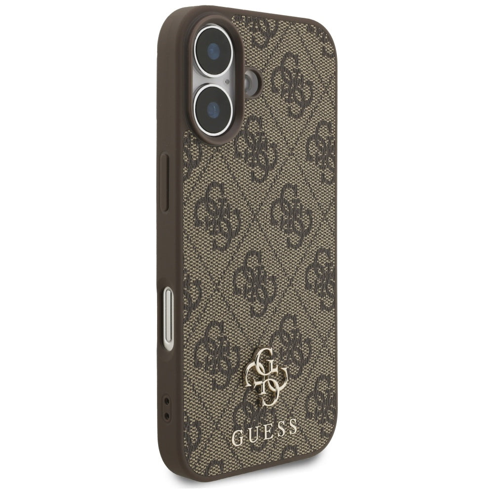Guess 4G Small Classic Logo MagSafe Case for iPhone 17 - Brown_3