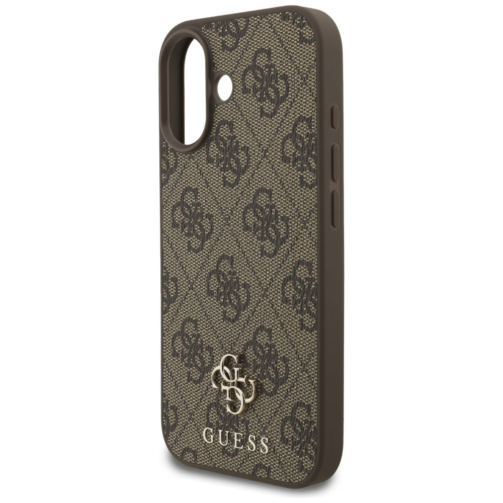 Guess 4G Small Classic Logo MagSafe Case for iPhone 17 - Brown_5
