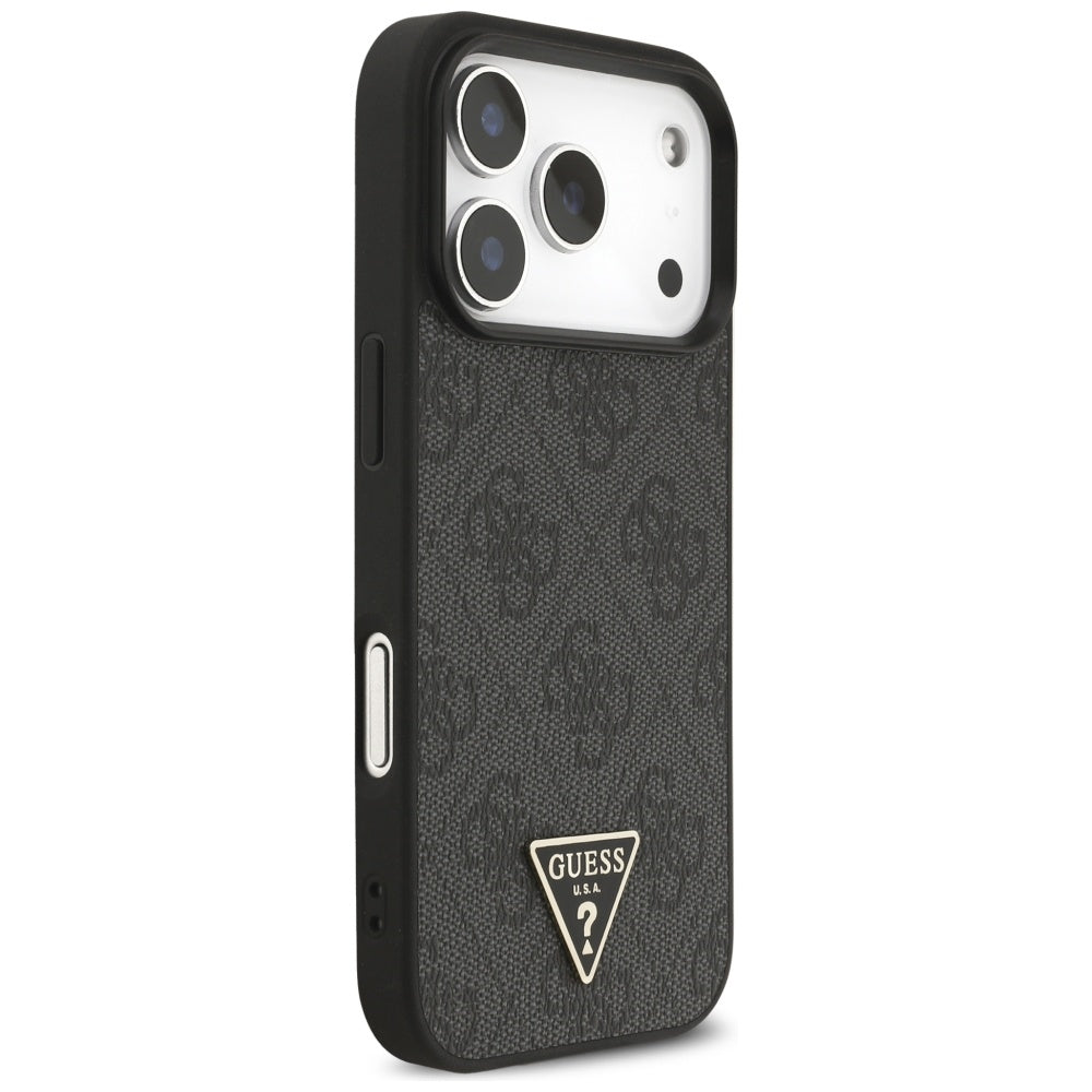 Guess 4G Strap Triangle Logo MagSafe case for iPhone 17 Pro - black_3