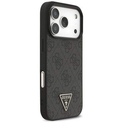 Guess 4G Strap Triangle Logo MagSafe case for iPhone 17 Pro - black_3