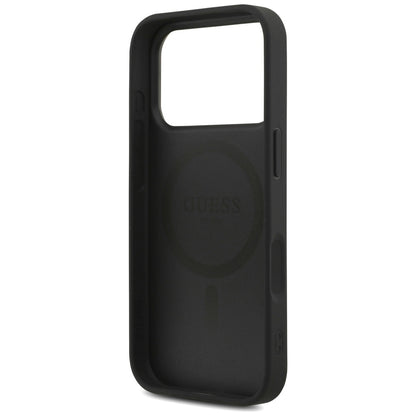 Guess 4G Strap Triangle Logo MagSafe case for iPhone 17 Pro - black_6