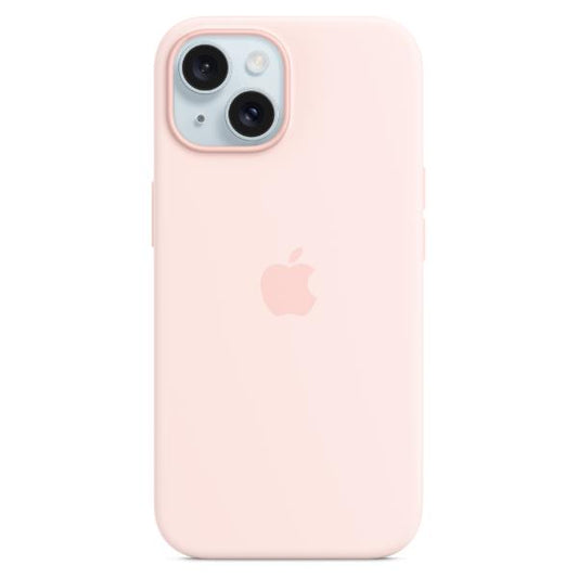 Custodia MagSafe in silicone per iPhone 15 Plus - Rosa confetto_0