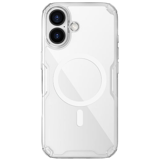 Nillkin Nature TPU Pro Magnetic Case Compatible with MagSafe for iPhone 17 - Transparent_0