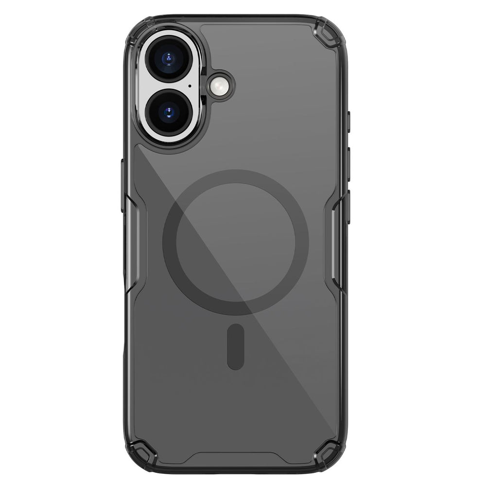 Nillkin Nature TPU Pro Magnetic Case Compatible with MagSafe for iPhone 17 - Translucent Black_0