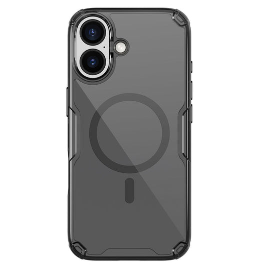 Nillkin Nature TPU Pro Magnetic Case Compatible with MagSafe for iPhone 17 - Translucent Black_0