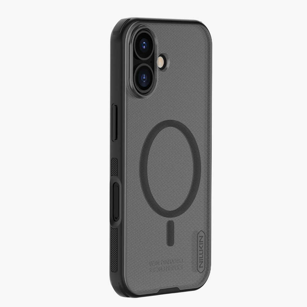 Nillkin Super Frosted Shield Pro Magnetic Case Compatible with MagSafe for iPhone 17 - Translucent Black_1