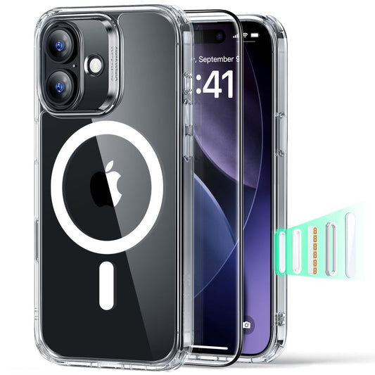 ESR Classic Hybrid MagSafe + Tempered Glass Set for iPhone 17 - Clear_0