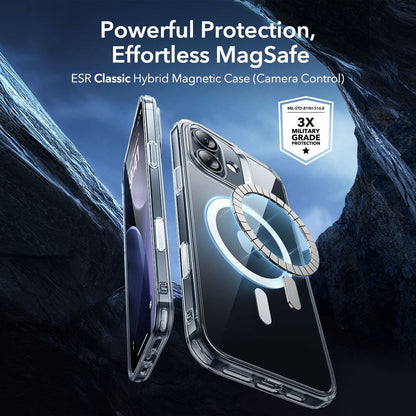ESR Classic Hybrid MagSafe + Tempered Glass Set for iPhone 17 - Clear_1