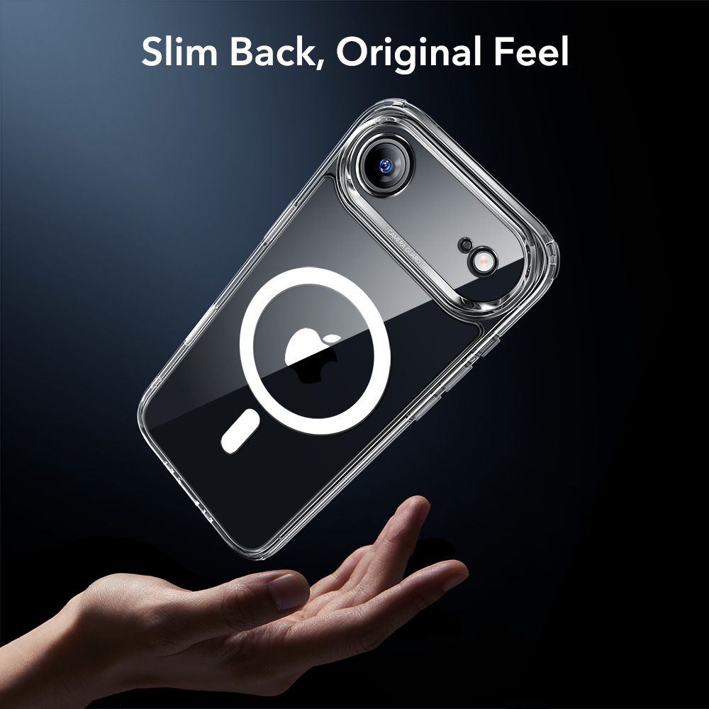 ESR Classic Hybrid MagSafe + Tempered Glass Set for iPhone 17 Air - Clear_7