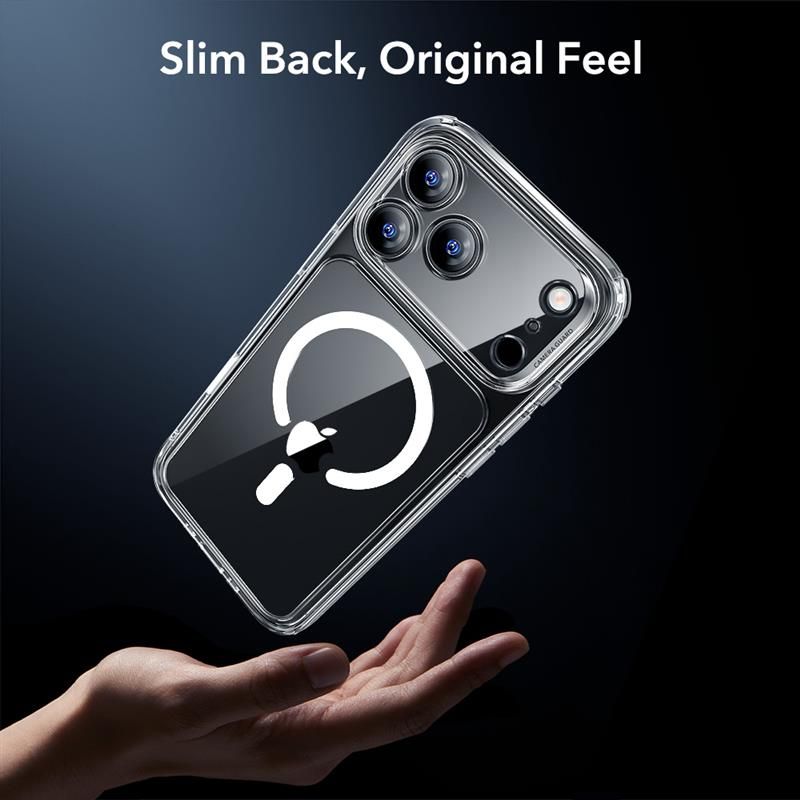 ESR Classic Hybrid MagSafe + Tempered Glass Set for iPhone 17 Pro - Clear_7