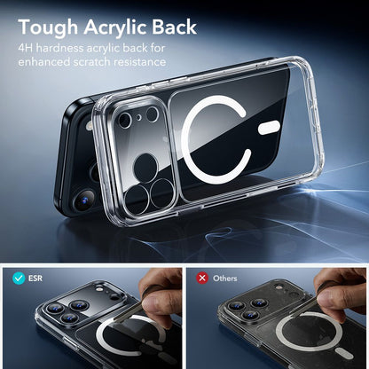 ESR Classic Hybrid MagSafe + Tempered Glass Set for iPhone 17 Pro Max - Clear_6