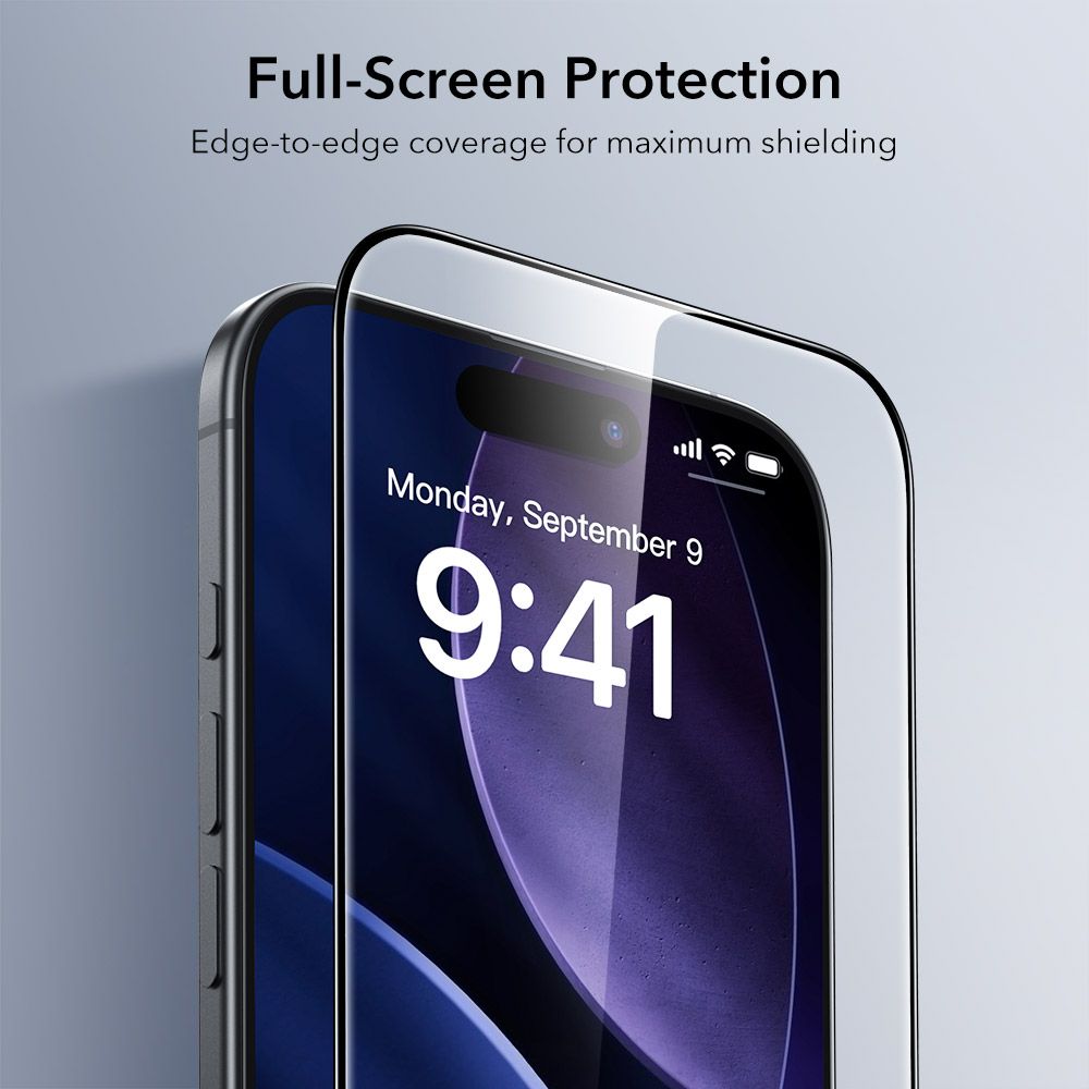 ESR UltraFit Tempered Glass 2-pack for iPhone 17 Air - transparent_4