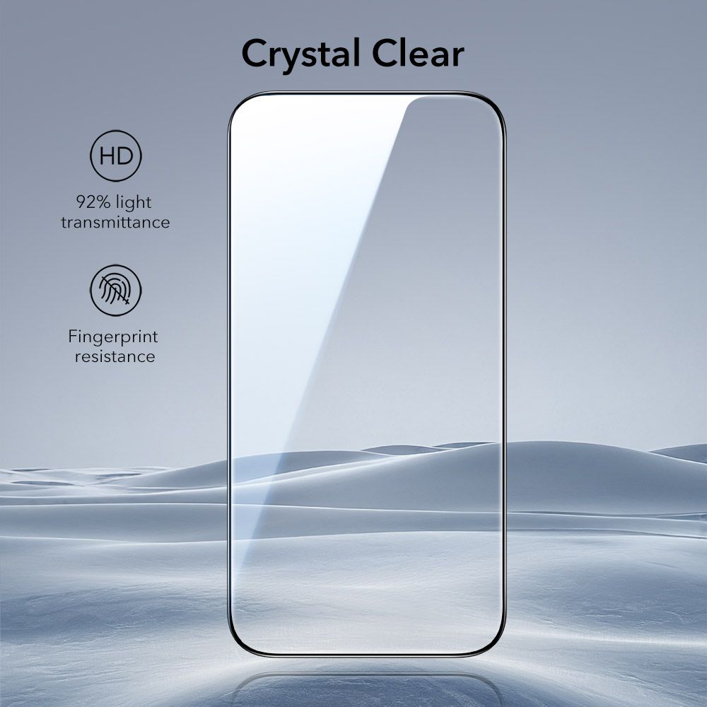 ESR UltraFit Tempered Glass 2-pack for iPhone 17 Air - transparent_5
