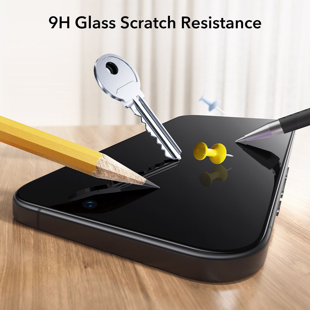 ESR UltraFit Tempered Glass 2-pack for iPhone 17 Pro - transparent_6