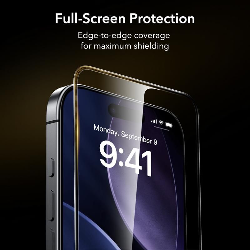 ESR UltraFit Armorite Pro Tempered Glass for iPhone 16 Pro / 17 - Transparent_8