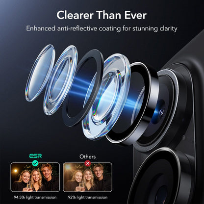 ESR Armorite Camera Cover for iPhone 16 / 16 Plus / 17 - Black_4